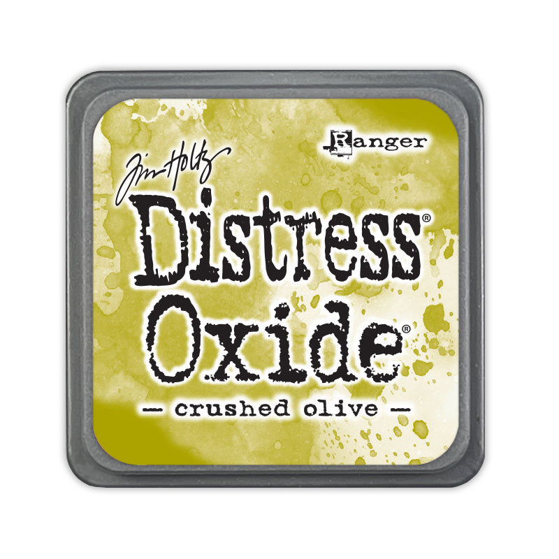 Tim Holtz Distress Mini Oxide Ink Pad Crushed Olive tdi90892