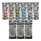 Tim Holtz Distress Mini Oxide Ink Pad Kits 1-6 And 9 Mini Blending Brushes Bundle