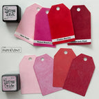 Tim Holtz Distress Mini Oxide Ink Pad Kits 1-6 And Ink Stand Black Mini Palette Bundle Color Swatches | color-code:ALT02