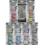 Tim Holtz Distress Mini Oxide Ink Pad Kits 7-12 And 3 Mini Blending Brushes Bundle