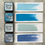 Tim Holtz Distress Mini Oxide Ink Pads Kit 10 And Reinkers Bundle Swatches