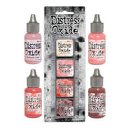 Tim Holtz Distress Mini Oxide Ink Pads Kit 13 And Reinkers Bundle