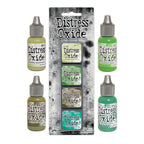 Tim Holtz Distress Mini Oxide Ink Pads Kit 15 And Reinkers Bundle