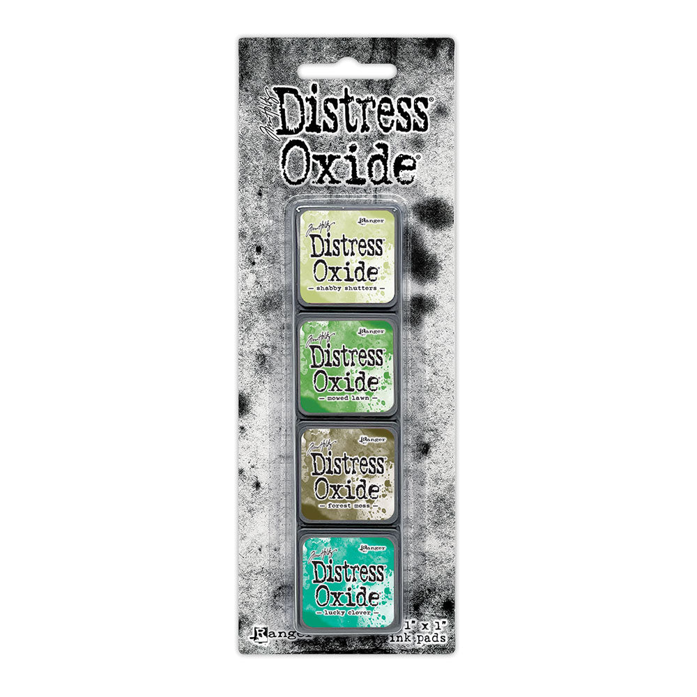 Tim Holtz Distress Mini Oxide Ink Pads Kit 15 And Reinkers Bundle TDIK91615