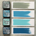 Tim Holtz Distress Mini Oxide Ink Pads Kit 16 And Reinkers Bundle Swatches