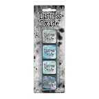 Tim Holtz Distress Mini Oxide Ink Pads Kit 16 And Reinkers Bundle TDIK91622
