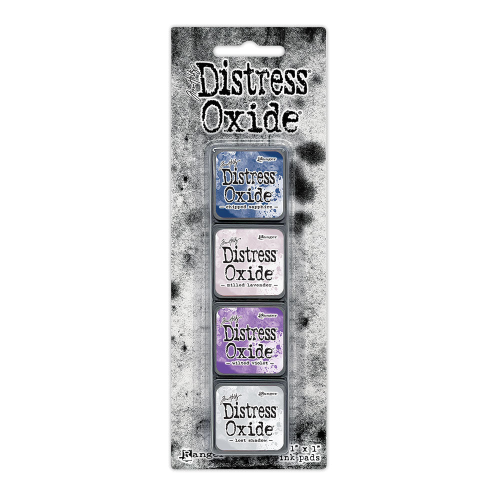 Tim Holtz Distress Mini Oxide Ink Pads Kit 17 And Reinkers Bundle TDIK91639