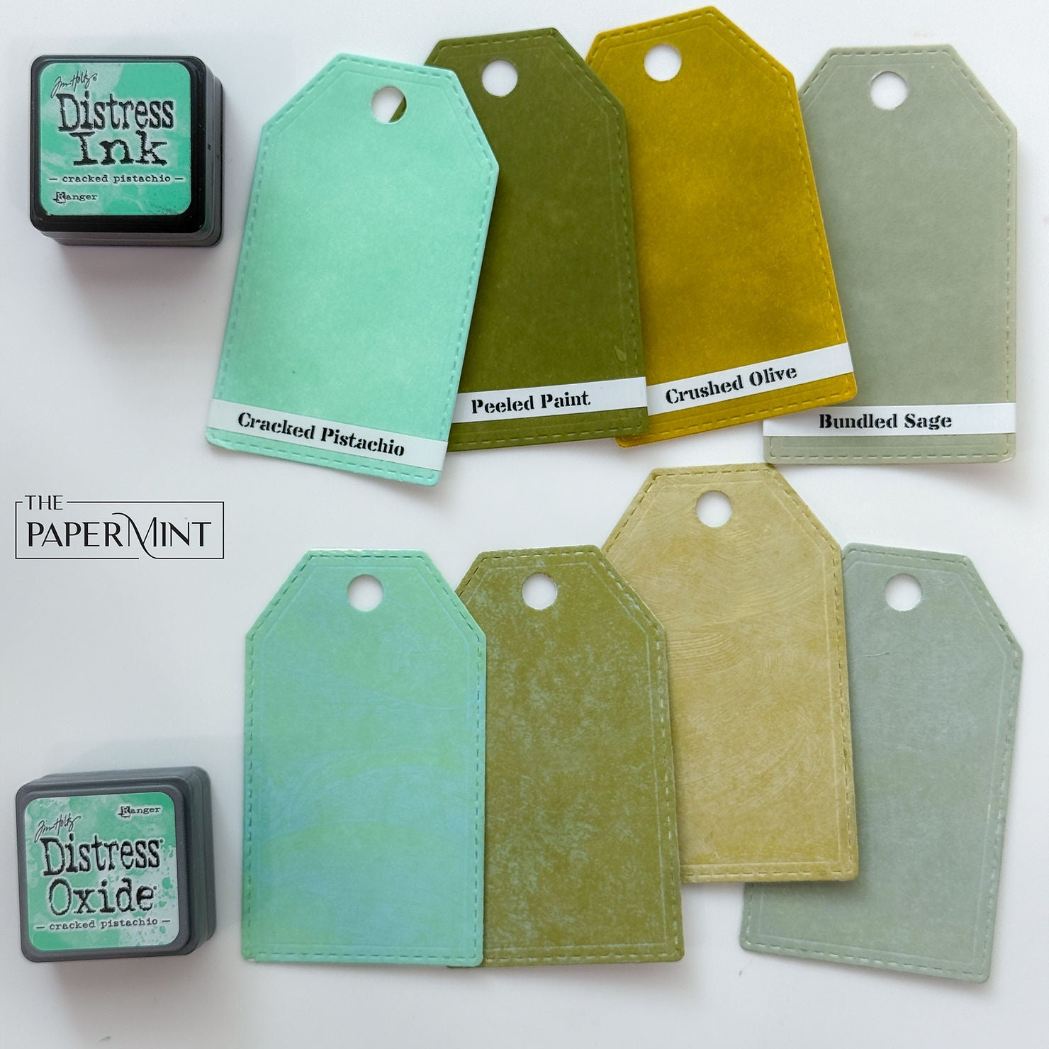 Tim Holtz Distress Mini Oxide Ink Pads Kit 3 And Reinkers Bundle
