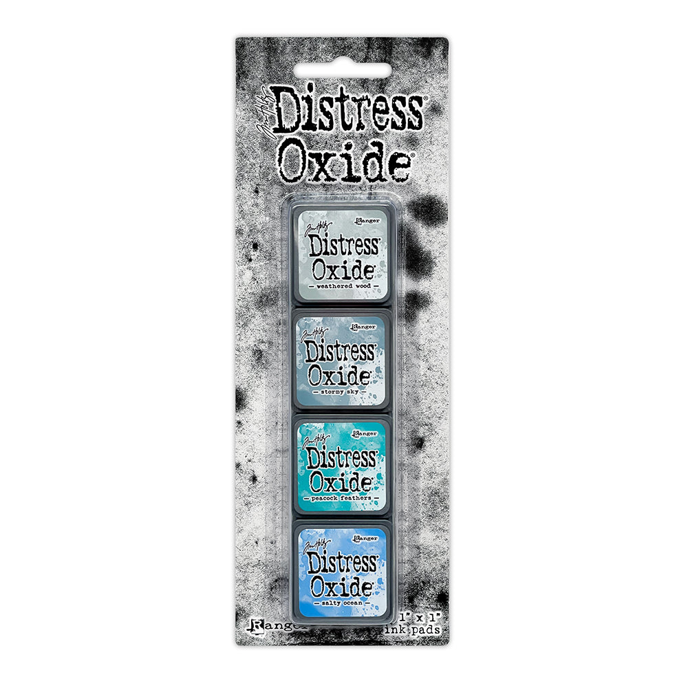 Tim Holtz Distress Mini Oxide Ink Pads Kit 4 Ranger tdik91509