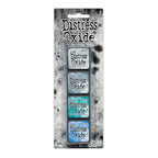 Tim Holtz Distress Mini Oxide Ink Pads Kit 4 Ranger tdik91509