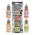 Tim Holtz Distress Mini Oxide Ink Pads Kit 8 And Reinkers Bundle