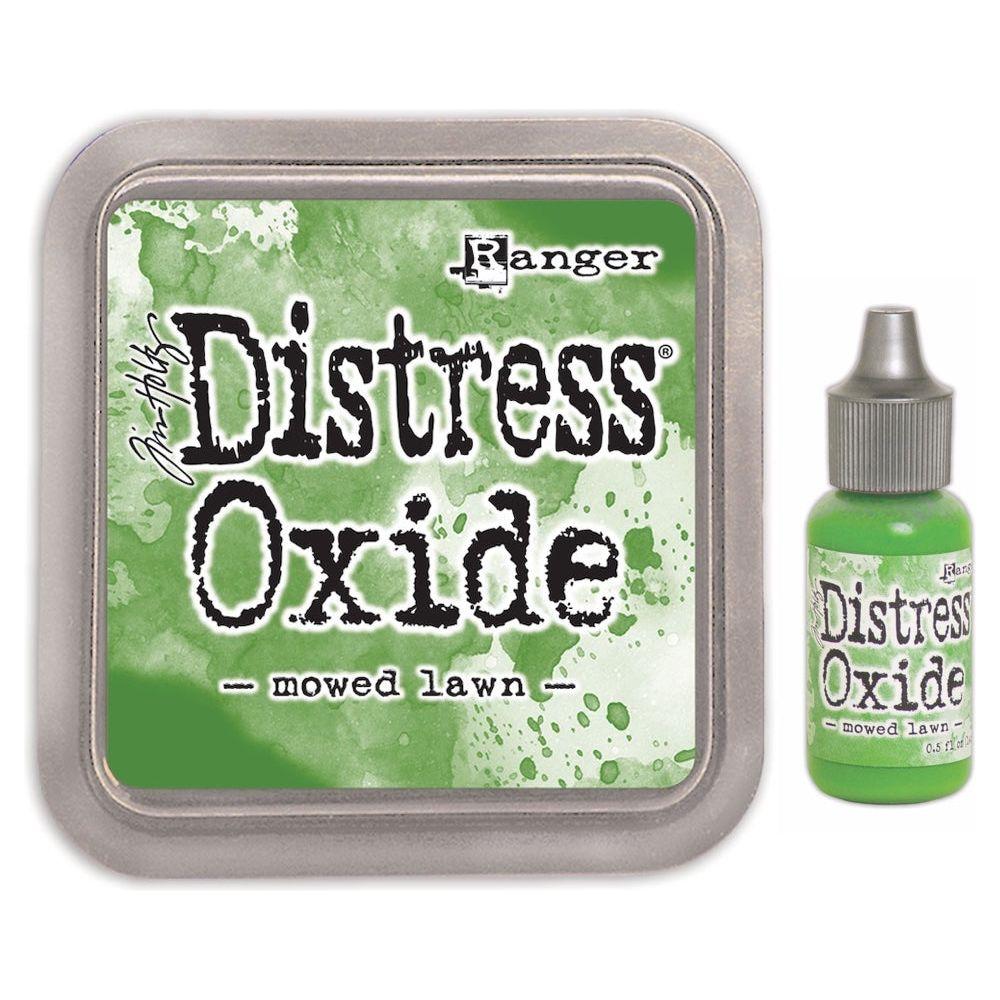 Tim Holtz Distress Mowed Lawn Oxide Ink Pad And Reinker Bundle Ranger