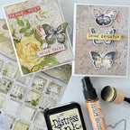 Tim Holtz Distress Oxide Ink Pad Barn Door Ranger tdo55808 Elegant Notecards | color-code:ALT01