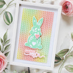 Tim Holtz Distress Oxide Ink Pad Cracked Pistachio Ranger TDO55891 Easter Bunny Frame | color-code:ALT05