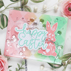 Tim Holtz Distress Oxide Ink Pad Cracked Pistachio Ranger TDO55891 Easter Shaker Card | color-code:ALT06