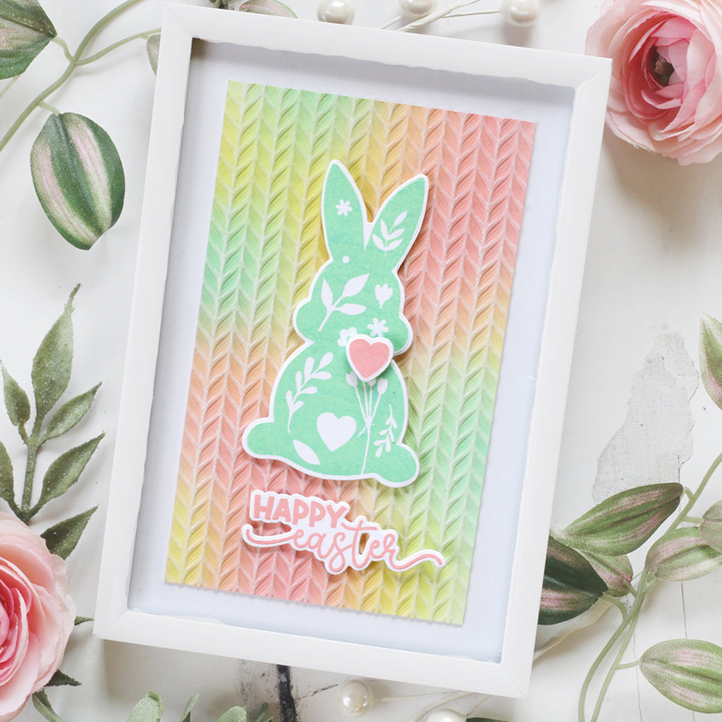 Tim Holtz Distress Oxide Ink Pad Saltwater Taffy Ranger tdo79545 Easter Bunny Frame | color-code:ALT12