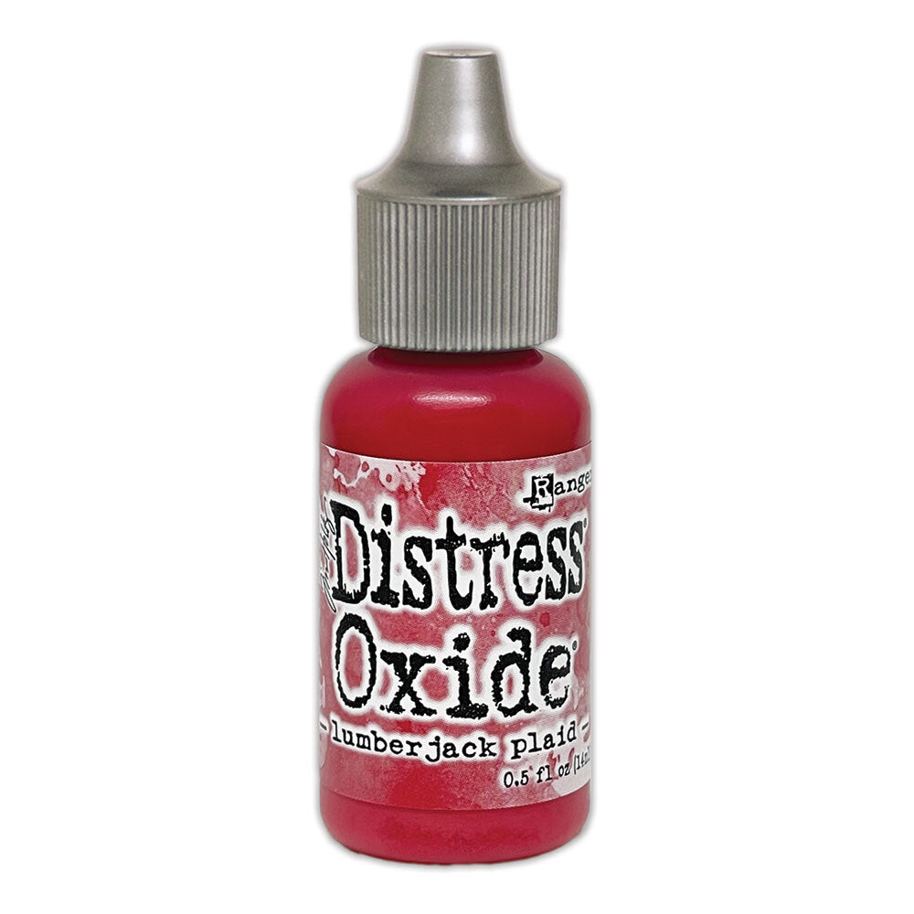 Tim Holtz Distress Oxide Reinker Lumberjack Plaid Ranger tdr82385