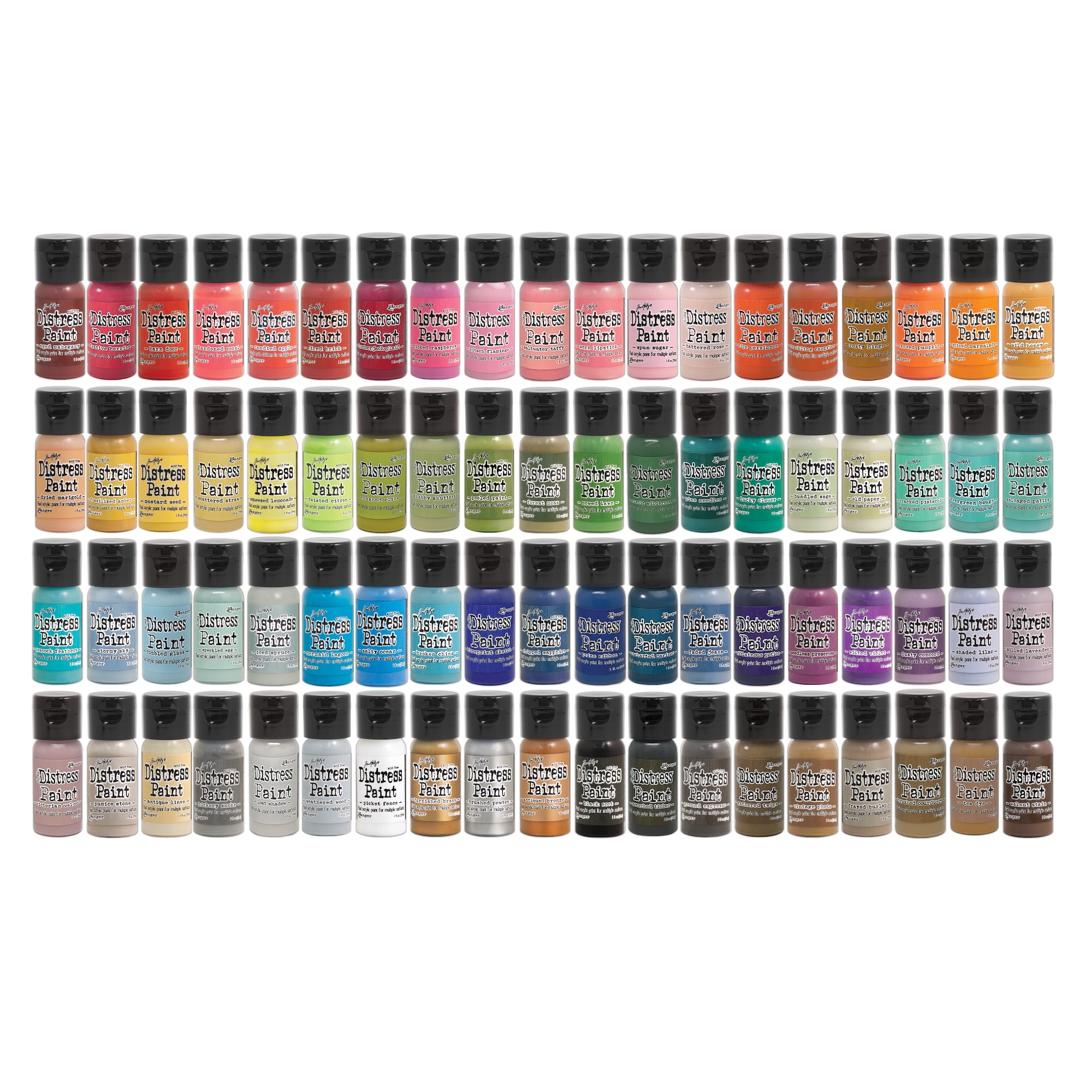 Tim Holtz Distress Paint I Want It All Bundle of 76