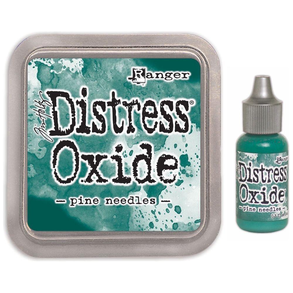 Tim Holtz Distress Pine Needles Oxide Ink Pad And Reinker Bundle Ranger