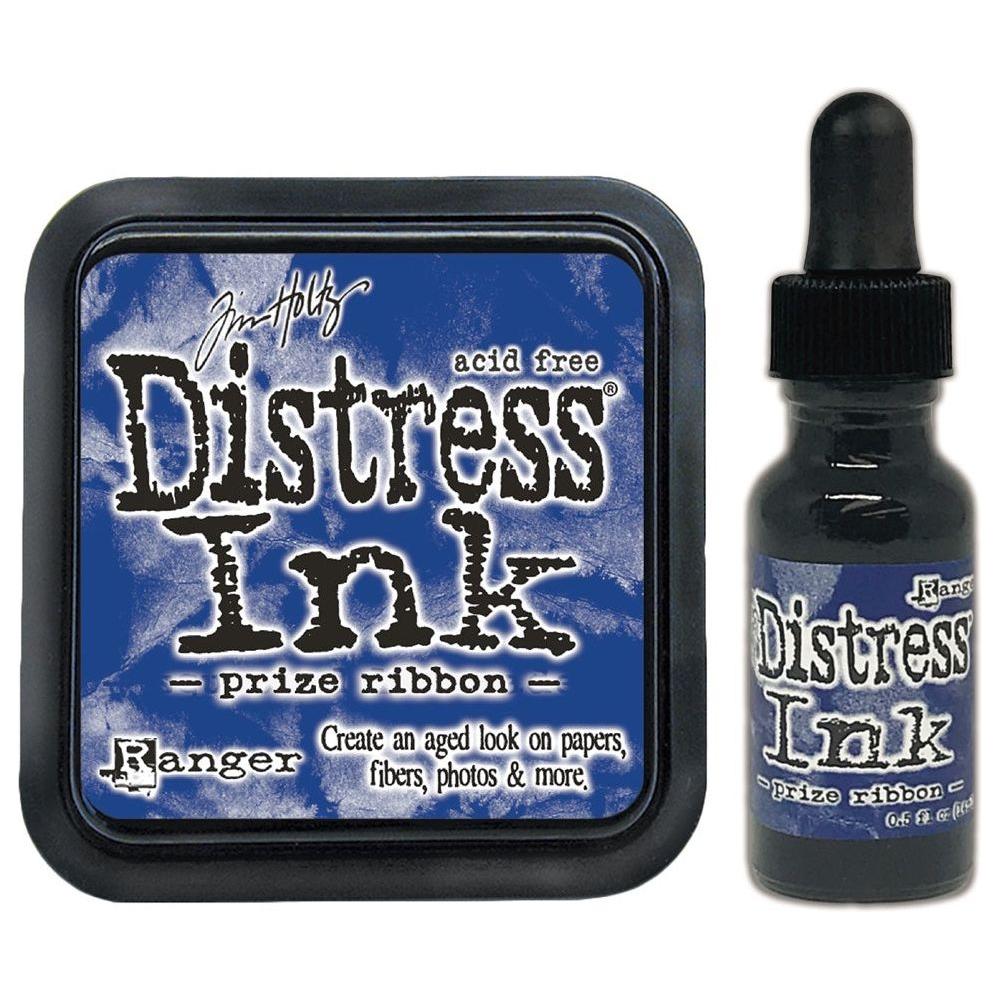 Tim Holtz Distress Prize Ribbon Ink Pad And Reinker Bundle Ranger