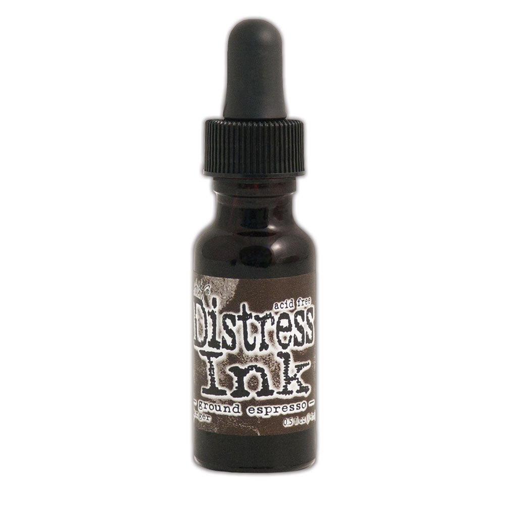 Tim Holtz Distress Reinker Ground Espresso Ranger TXR43393