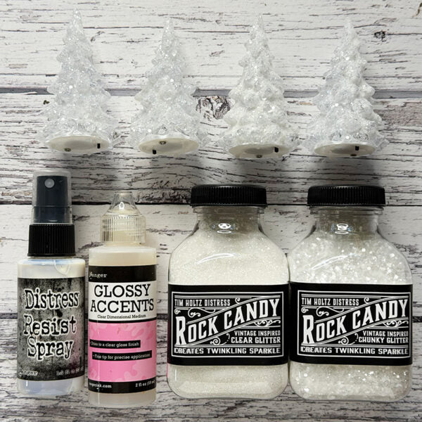 Tim Holtz Distress Rock Candy And Rock Candy Chunky Special Edition Bundle Christmas Trees | color-code:ALT14