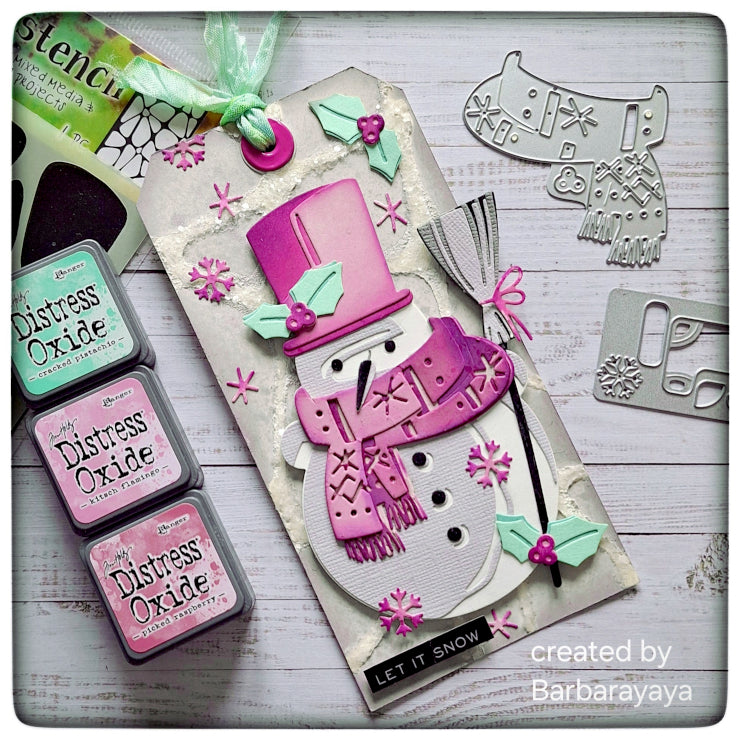 Tim Holtz Distress Rock Candy Chunky Special Edition Ranger tdr92681 Holiday Tag | color-code:ALT05