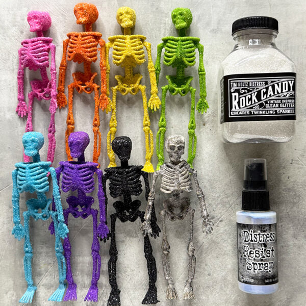 Tim Holtz Distress Rock Candy Clear Special Edition Ranger tdr92698 Halloween Skeleton | color-code:ALT06