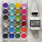 Tim Holtz Distress Rock Candy Special Edition Jars And Mixing Cups Bundle Color Organizer | color-code:ALT02