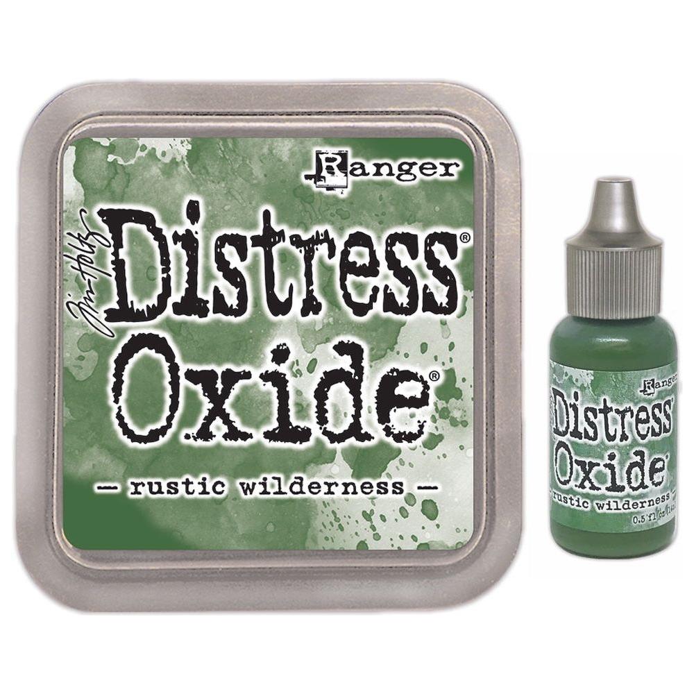Tim Holtz Distress Rustic Wilderness Oxide Ink Pad And Reinker Bundle Ranger