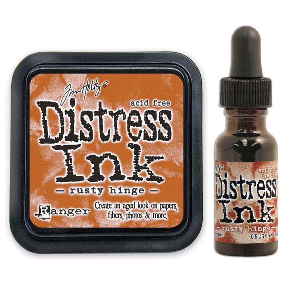 Tim Holtz Distress Rusty Hinge Ink Pad And Reinker Bundle Ranger