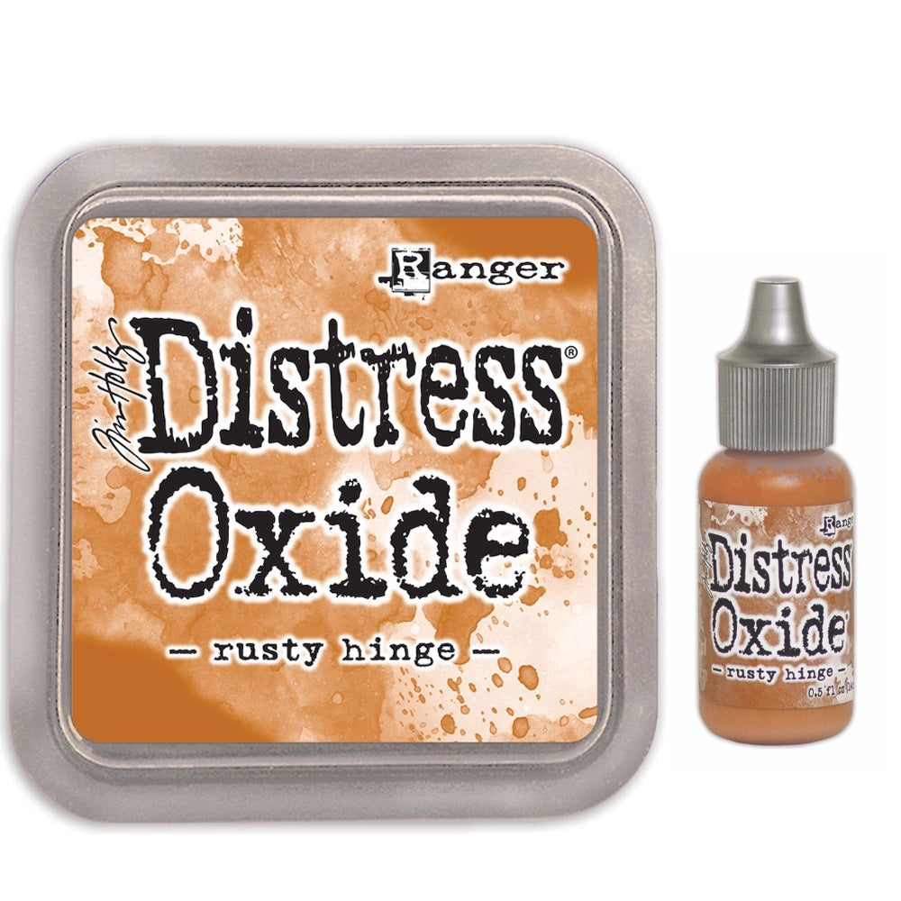 Tim Holtz Distress Rusty Hinge Oxide Ink Pad And Reinker Bundle Ranger