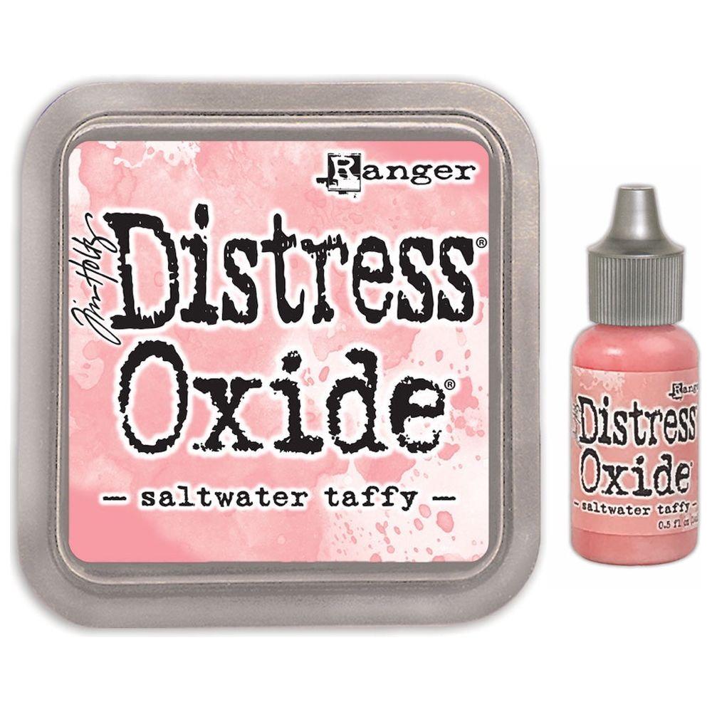 Tim Holtz Distress Saltwater Taffy Oxide Ink Pad And Reinker Bundle Ranger
