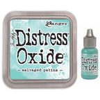 Tim Holtz Distress Salvaged Patina Oxide Ink Pad And Reinker Bundle Ranger