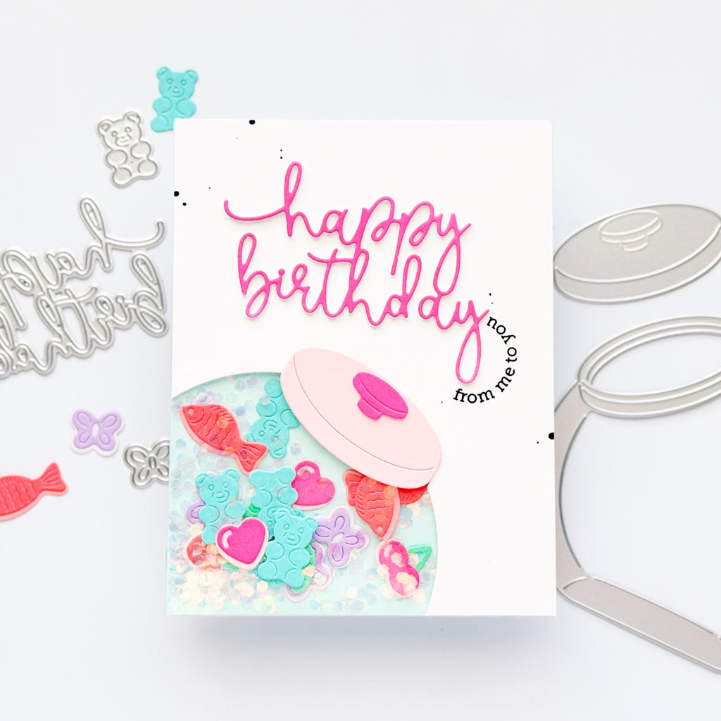 Tim Holtz Distress Salvaged Patina Oxide Ink Pad And Reinker Bundle Ranger Birthday Shaker Card | color-code:ALT06
