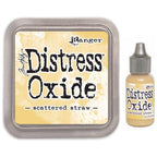 Tim Holtz Distress Scattered Straw Oxide Ink Pad And Reinker Bundle Ranger