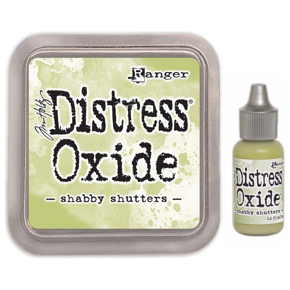Tim Holtz Distress Shabby Shutters Oxide Ink Pad And Reinker Bundle Ranger