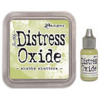 Tim Holtz Distress Shabby Shutters Oxide Ink Pad And Reinker Bundle Ranger