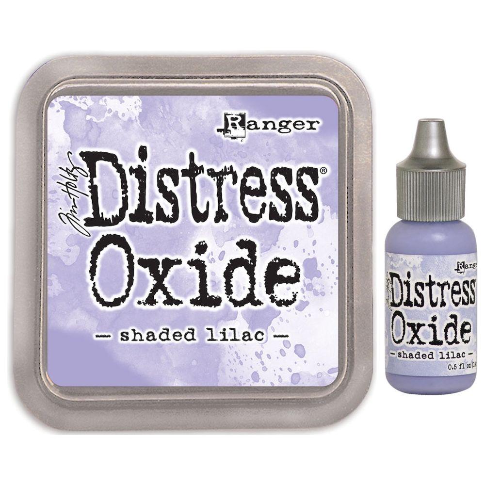 Tim Holtz Distress Shaded Lilac Oxide Ink Pad And Reinker Bundle Ranger