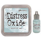 Tim Holtz Distress Speckled Egg Oxide Ink Pad And Reinker Bundle Ranger