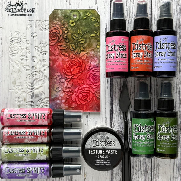 Tim Holtz Distress Spray Stain Barn Door Ranger TSS42150 Valentine Ideas | color-code:ALT02