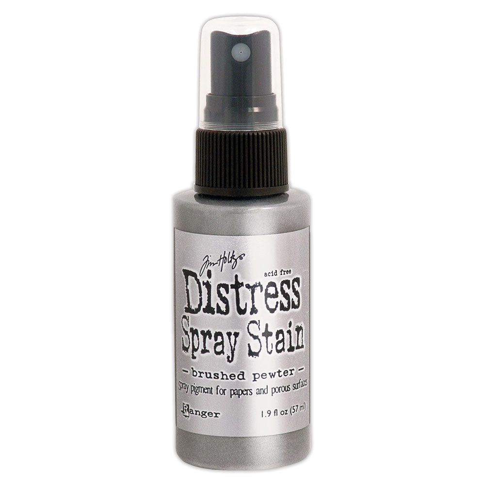 Tim Holtz Distress Spray Stain Brushed Pewter Ranger TSS42198