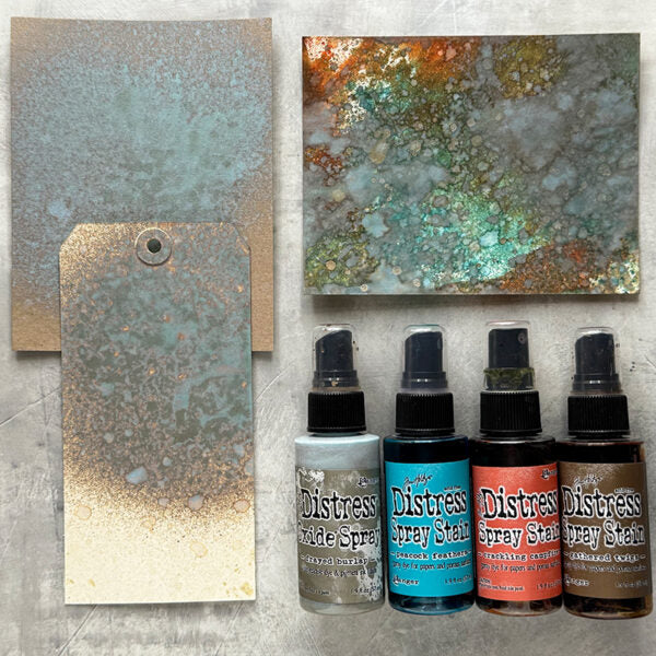 Tim Holtz Distress Spray Stain Peacock Feathers Ranger TSS42372 Asked and Answered Series | color-code:ALT96