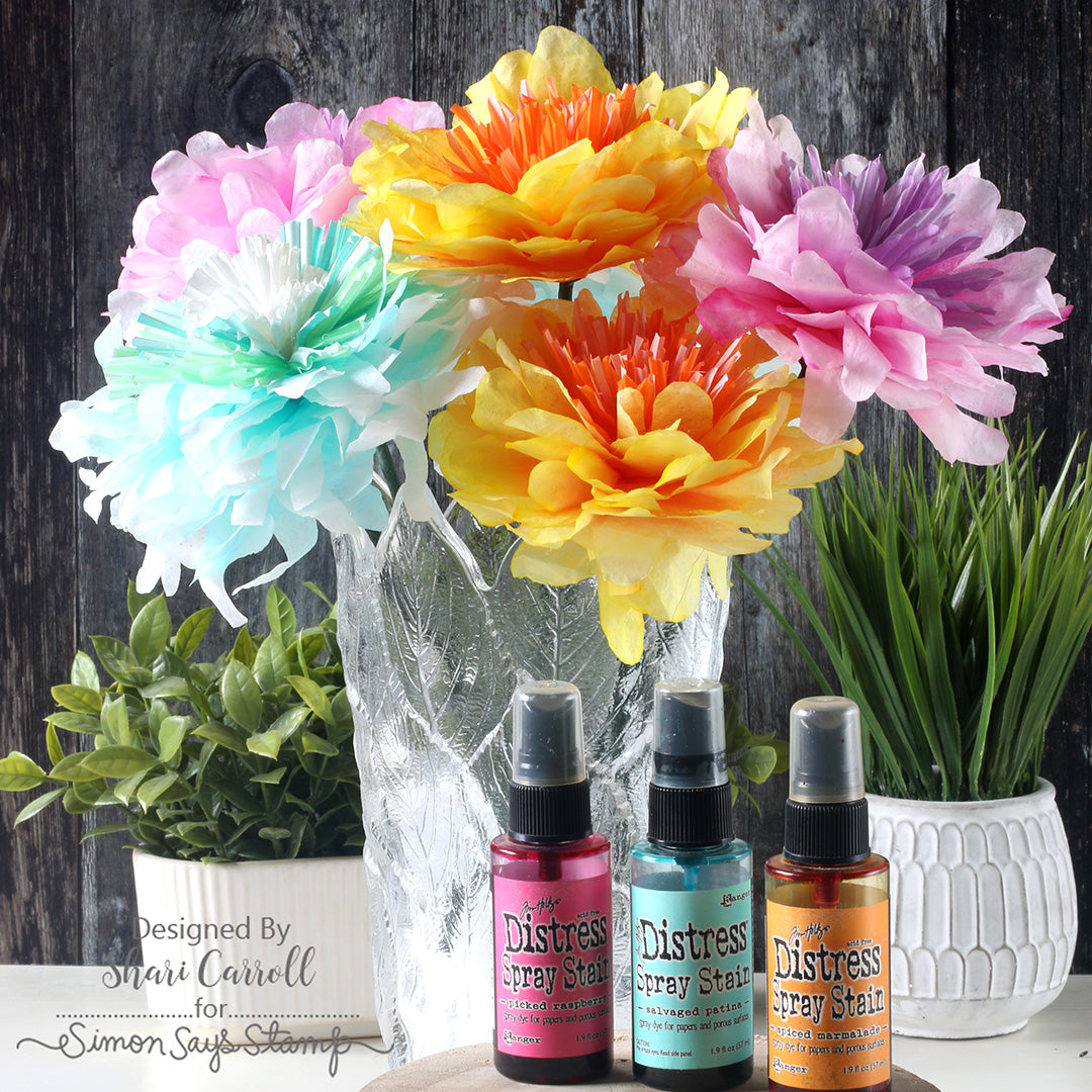 Tim Holtz Distress Spray Stain Picked Raspberry Ranger TSS42396 DIY Flowers | color-code:ALT14