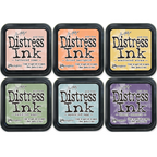 Tim Holtz Distress Springtime Ink Pad Bundle Of 6