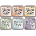 Tim Holtz Distress Springtime Oxide Ink Pad Bundle Of 6