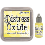 Tim Holtz Distress Squeezed Lemonade Oxide Ink Pad And Reinker Bundle Ranger