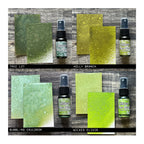 Tim Holtz Distress St. Patrick's Day Mica Stain Bundle Swatches