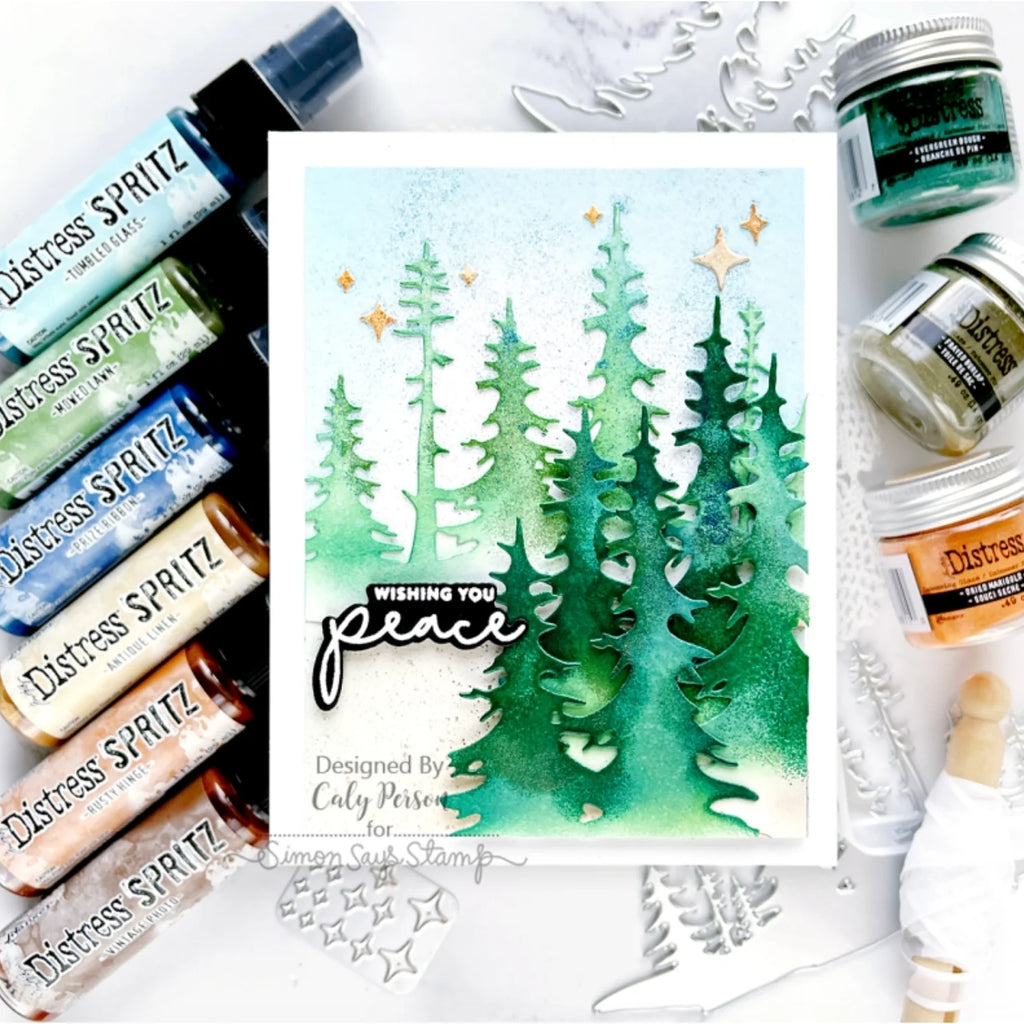Tim Holtz Distress Summer Spritz Bundle Caly Person Card