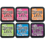 Tim Holtz Distress Summertime Ink Pad Bundle Of 6